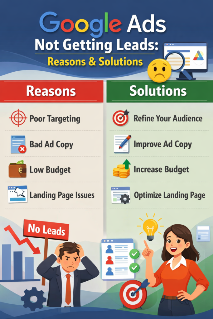 Google Ads not getting leads
