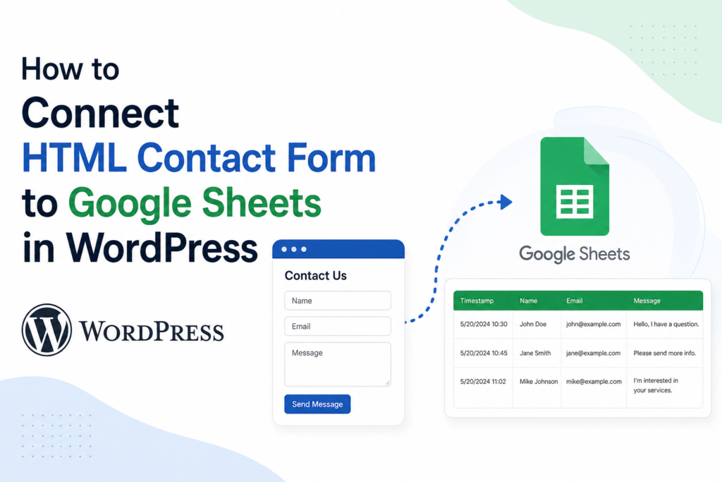 WordPress Contact Form Without Plugin